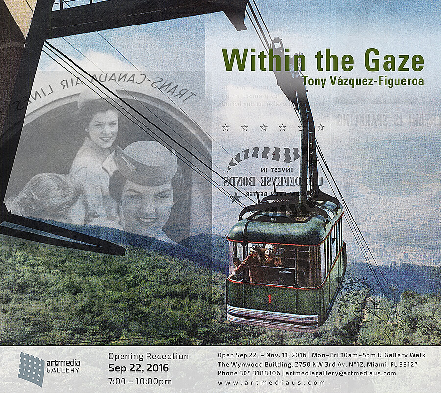 Invitation & Installation views | Within the Gaze | Tony Vázquez-Figueroa | Miami FL